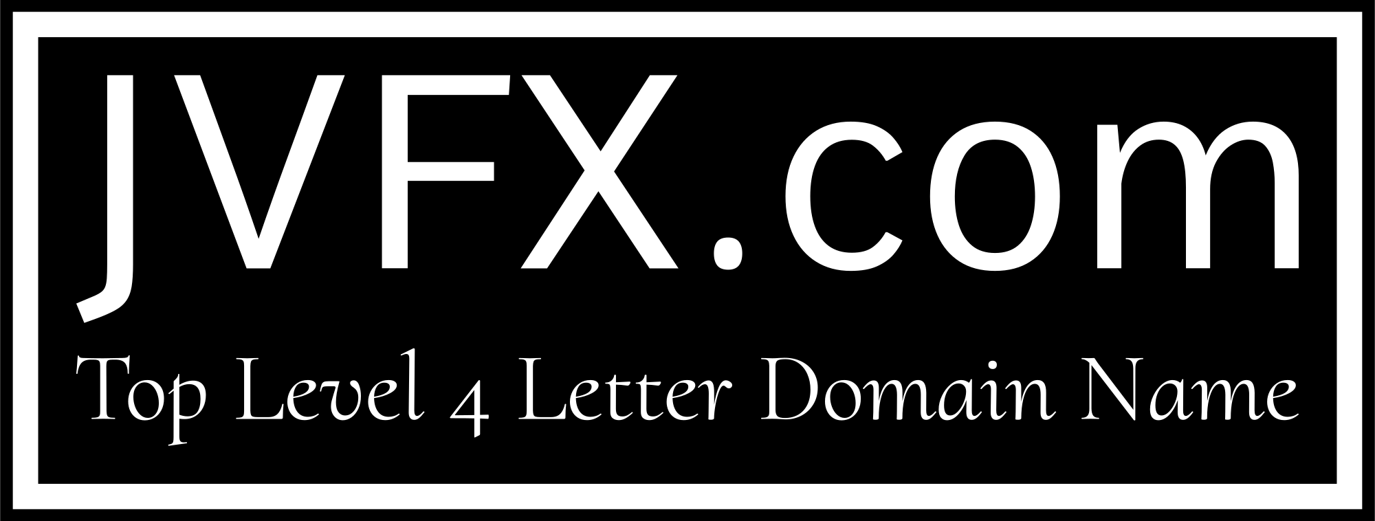 Top Level 4 Letter Domain Name - JVFX.com